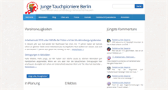 Desktop Screenshot of jungetauchpioniere.de